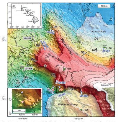 Ka'ena Volcano: First building block for O'ahu discovered | Science Codex