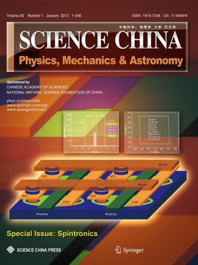 A special issue of Sprintronics in Science China: Physics, Mechanics ...